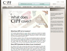Tablet Screenshot of cipf.ca